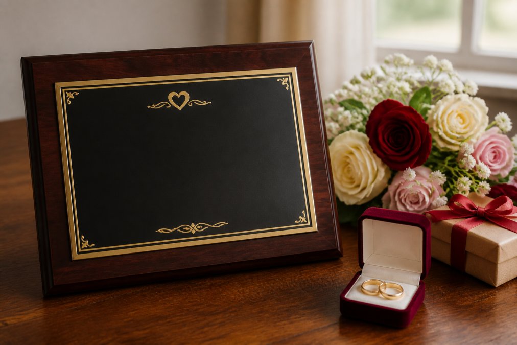 Personalized Commemorative Plaques for Anniversary