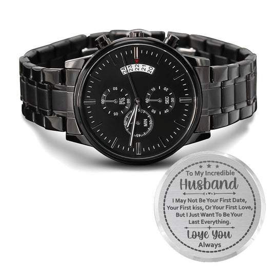 To My Husband Your Last Everything (Charcoal Black) – Men&