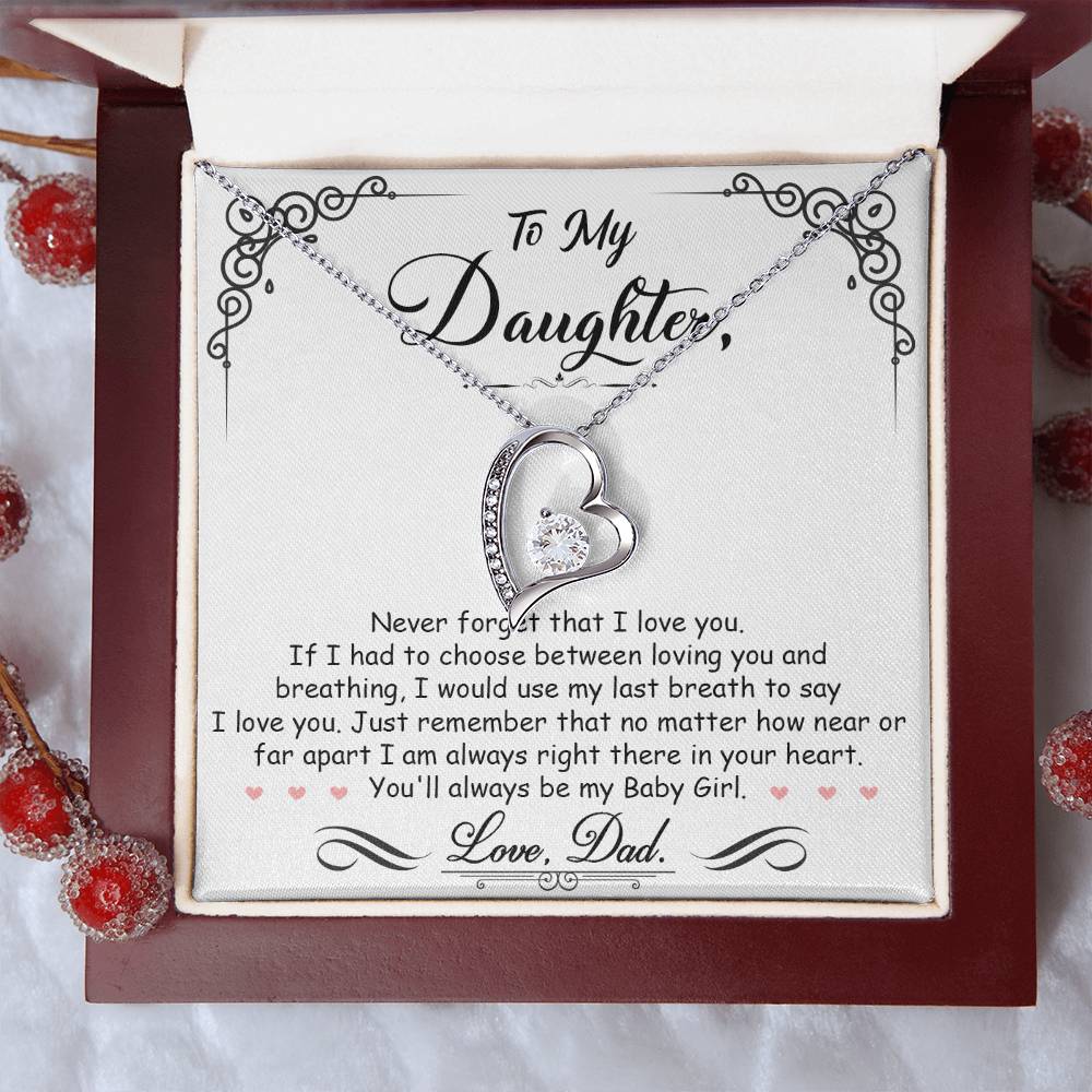 My Baby Girl - Forever Love Necklace