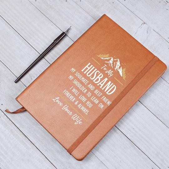 My Soulmate and Best Friend - Leather Journal