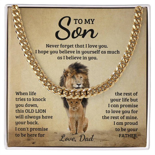 Never Forget - Cuban Link Chain