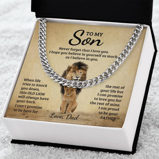Never Forget - Cuban Link Chain
