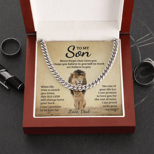 Never Forget - Cuban Link Chain