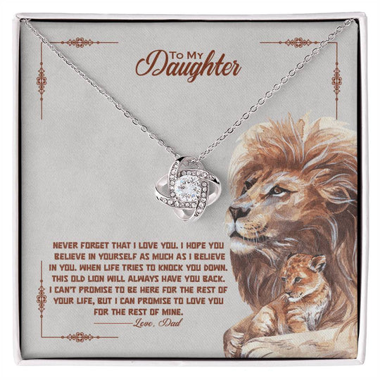 Never Forget - Love Knot Necklace