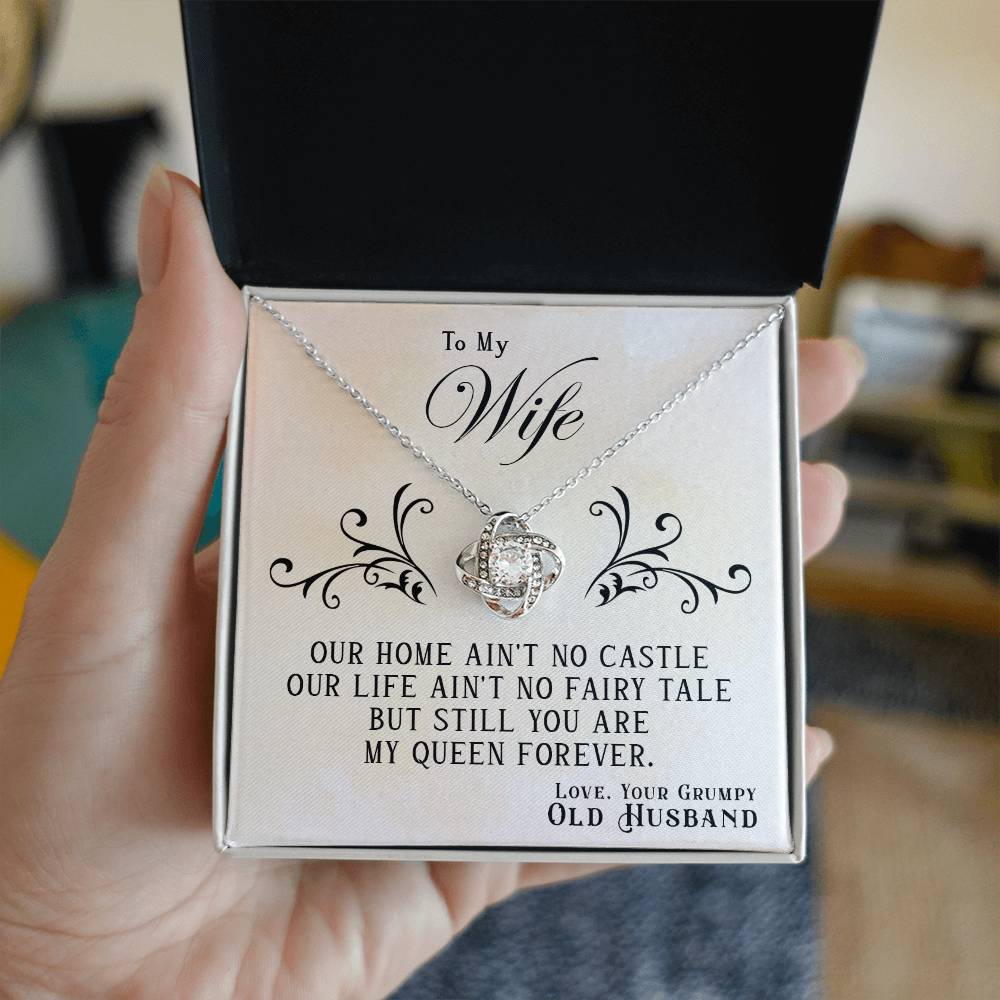 My Queen Forever - Love Knot Necklace