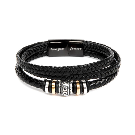 Never Forget Love You Forever (To My Grandson) – Bracelet