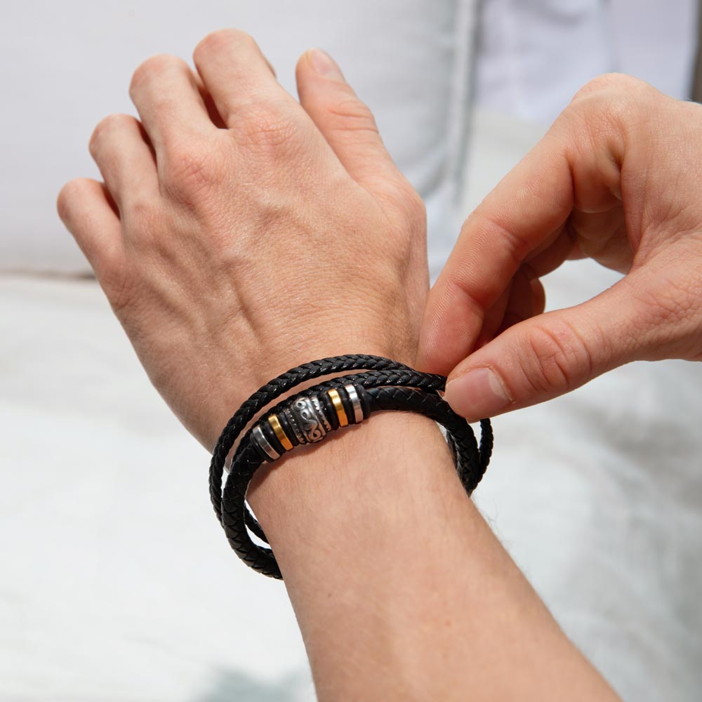 Pages of My Life Love You Forever (To My Grandson) – Bracelet
